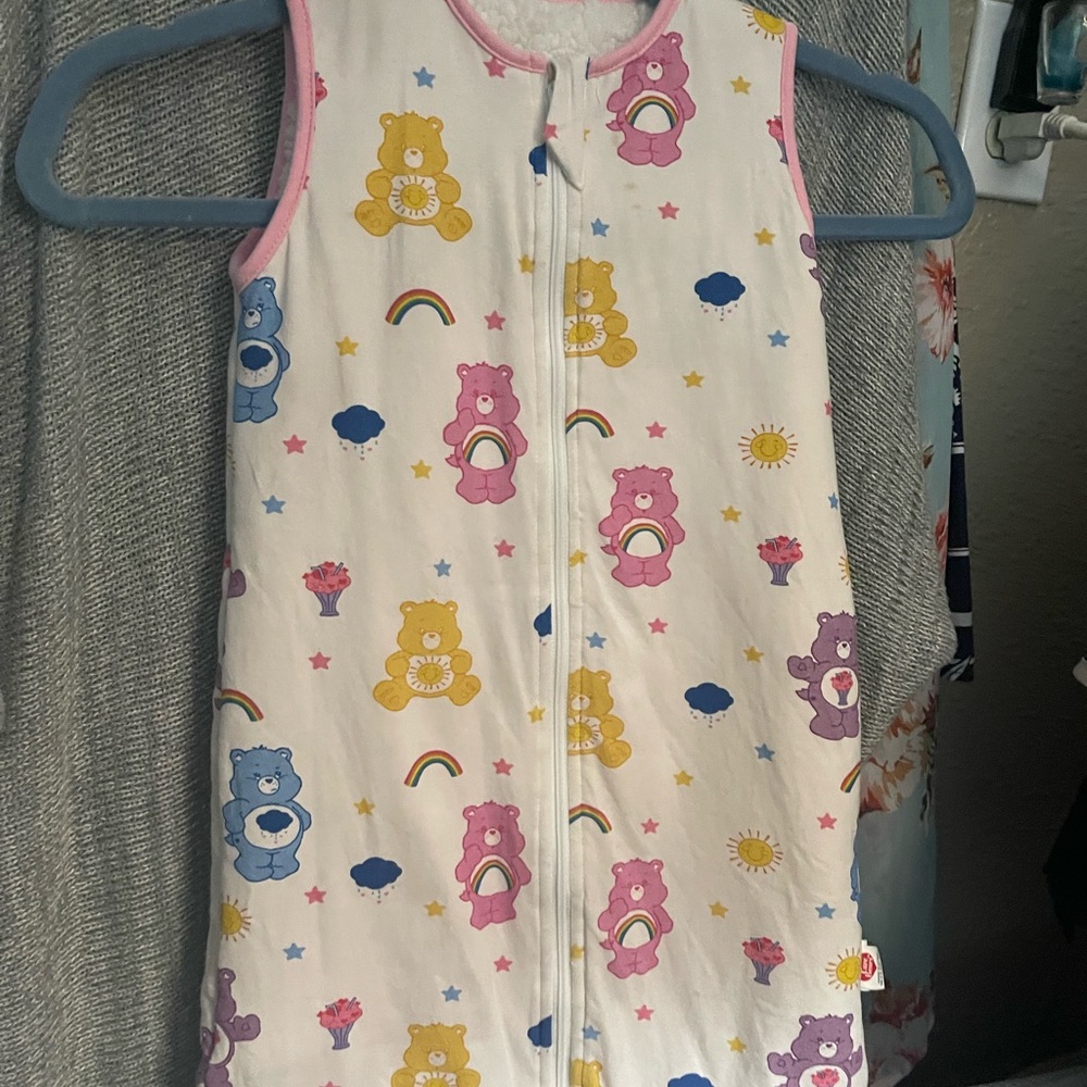 Care Bears Sleep Sack - Pink, Blue, Yellow